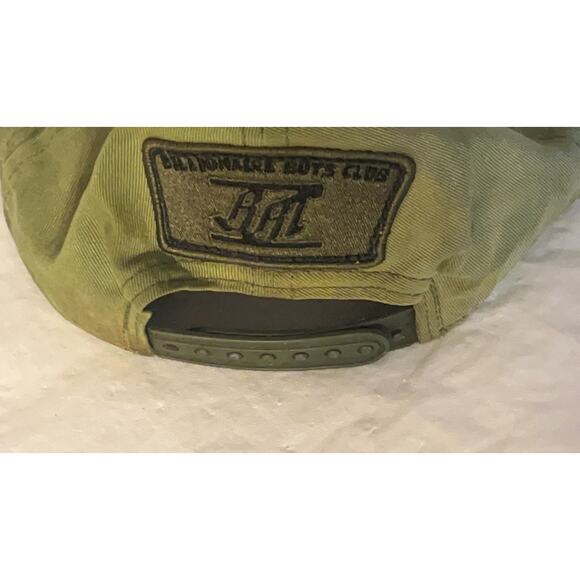 Vintage Bbc Ice Cream Billionaire Boys Club Olive Green Snapbacks Hat Patch Logo - Picture 10 of 16